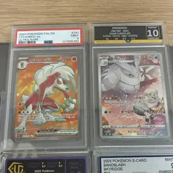 Pokemon TCG Graded 5-Card Lot Parasect Lycanroc ex Frosmoth Pikachu Skyridge - Image 3