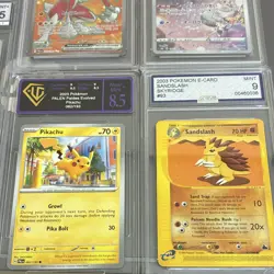 Pokemon TCG Graded 5-Card Lot Parasect Lycanroc ex Frosmoth Pikachu Skyridge - Image 4