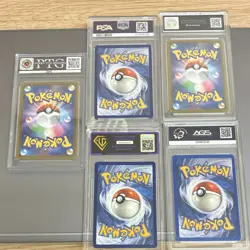 Pokemon TCG Graded 5-Card Lot Parasect Lycanroc ex Frosmoth Pikachu Skyridge - Image 5