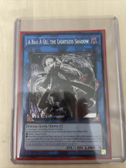 Yugioh A Bao A Qu the Lightless Shadow - 1st Edition Secret Rare NM - HOLO - Image 1