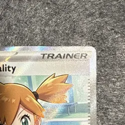Misty’s Vitality 111/084 Ultra Rare Full Art Pitch Black Pokemon Card NM+ - Image 3
