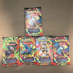 Pokemon TCG Mega Evolution Phantasmal Flames Booster Pack Lot 5 (10 Cards) - Image 1