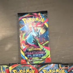 Pokemon TCG Mega Evolution Phantasmal Flames Booster Pack Lot 5 (10 Cards) - Image 2