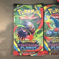Pokemon TCG Mega Evolution Phantasmal Flames Booster Pack Lot 5 (10 Cards) - Image 3