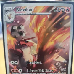 Blaziken 192/182 Destined Rivals Illustration Card Rare Mint Condition - Image 2