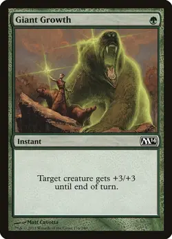 MP - Giant Growth [M14 - 174] Magic 2014 (M14) - Image 1