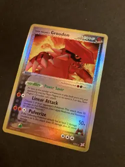 Pokemon Team Magma's Groudon 9/95 Team Magma vs Team Aqua Reverse Holo NM - Image 1