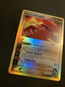 Pokemon Team Magma's Groudon 9/95 Team Magma vs Team Aqua Reverse Holo NM - Image 2
