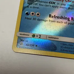 Pokemon TCG Vaporeon Uncommon Reverse Holo SM: Cosmic Eclipse 42/236 Card 2019 - Image 3