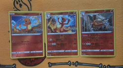 Pokemon Go REVERSE HOLOS Charmander Charmeleon Charizard 🦎🔥🐉 008 009 010/076 - Image 1