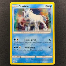 Glastrier 051/196 Holo Rare Lost Origin Pokemon NM - Image 1