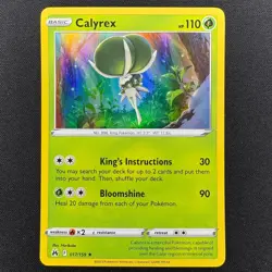 Calyrex 017/159 Holo Rare Crown Zenith Pokemon NM - Image 1