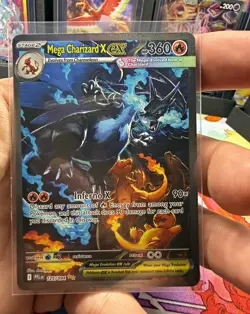 Pokemon Mega Charizard X EX Mega Full Art Holo 125/094 Inferno X EN 360HP - Image 1