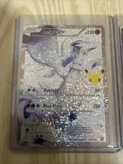 Pokemon Company Reshiram GX SV51/SV94 Hidden Fates Shiny Vault Holo 180 HP - Image 3