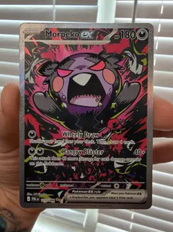 Morpeko ex 117/084 Pitch Black Ultra Rare Holo 180 HP English 2026 - Image 1
