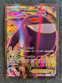 Gengar EX (114 Full Art) 114/119 XY - Phantom Forces Holo - Pokemon TCG - Image 1