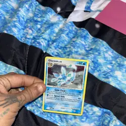 2008 POKEMON CARD RARE GLACEON NON HOLO 5/100 DPBP#161 STAGE 1 - Image 1