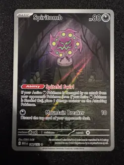 Spiritomb 148/132 Illustration Rare Mega Evolution Pokemon Holo Near Mint - Image 1