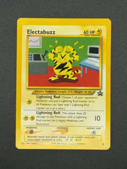 ELECTABUZZ - BLACK STAR PROMO 46 POKEMON TCG WOTC NM - Image 1