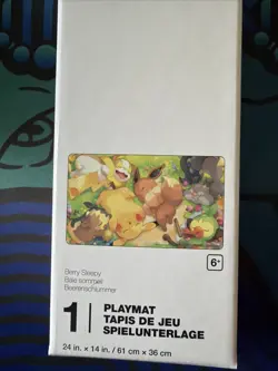Berry Sleepy Playmat - Pikachu Eevee - Pokemon Center Exclusive - Image 1