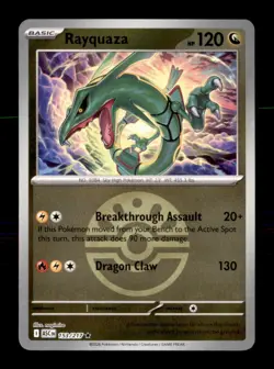 Rayquaza (Friend Ball) 153/217 Rare Ascended Heroes Pokemon Reverse Holo NM - Image 1