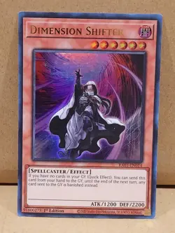 Dimension Shifter - RA01-EN014 - Ultra Rare Yugioh! Holo Foil Nice! 1st - Image 1