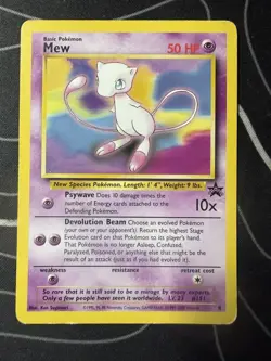 Mew 8 Promo Wizards Black Star Promos Pokemon HP - Image 1