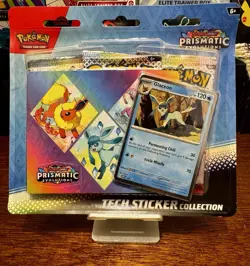 Pokemon TCG Scarlet & Violet—Prismatic Evolutions Tech Sticker Collection 2025 - Image 1