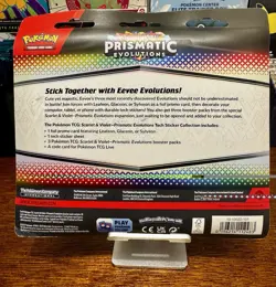 Pokemon TCG Scarlet & Violet—Prismatic Evolutions Tech Sticker Collection 2025 - Image 2