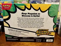 Pokemon Mega Evolution Ascended Heroes Mega Meganium Ex Box Factory Sealed - Image 2