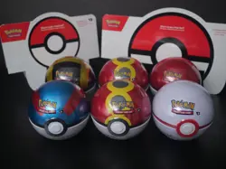 Pokemon TCG L25 Pokeball Tins W/Display Lot Of 6 Tins New Factory Sealed - Image 3