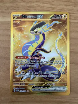 Pokemon Miraidon ex 253/198 Scarlet & Violet Secret Rare Near Mint NM - Image 1