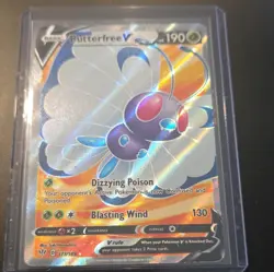 Butterfree V 177/189 Swsh03 Darkness Ablaze Full Art Holo Ultra Rare ENG 2020 - Image 1