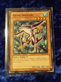 SDRE-EN014 - 1st Edition - Abyss Soldier - Lightly Played - Yu-Gi-Oh! Card - Image 1