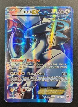 Lugia EX 134/135 Plasma Storm Secret Rare Holo Full Art Pokemon TCG 2012 ENG - Image 1