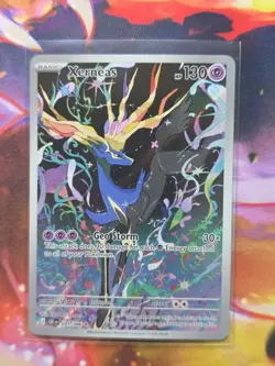 XERNEAS 091/086 Holo Illustration Rare Chaos Rising Pokemon Near Mint - Image 1