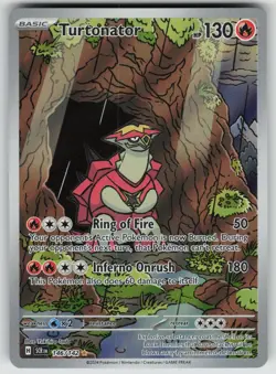Turtonator 146/142 Illustration Rare Stellar Crown Pokemon Near Mint - Image 1