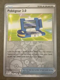 Pokegear 3.0 186/198 Sv01: Scarlet & Violet Base Set Reverse Holo Pokemon TCG NM - Image 1
