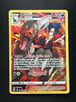 Pokemon: Houndoom TG10/TG30 Ultra Rare Brilliant Stars Trainer Gallery - Image 1