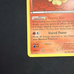 Pokemon Victini (14) Holo Rare Holo Noble Victories 14/101 NM - Image 3