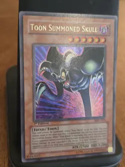 Yu-Gi-Oh Toon Summoned Skull 1st Edition MRL-073 Ultra Rare Holo Magic Ruler NM - Image 2