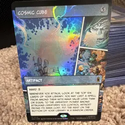 Cosmic Cube Borderless FOIL (0312) Marvel Super Heroes MTG MINT 🔥 - Image 1