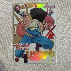 One Piece X Round 1 Collab Usopp Op11-003 English Promo Card - Image 1