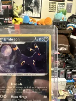 Pokemon TCG Umbreon SWSH129 Holo Rare Sword & Shield Cosmos Promo Card. - Image 4