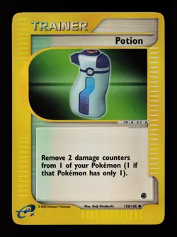 Potion 156/165 Common Reverse Holo Expedition Pokemon Card - Image 1