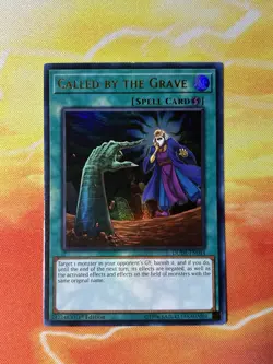 Yugioh Called by the Grave DUDE-EN044 Secret Rare 1st Ed NM - Image 1