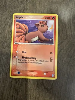 Pokemon Vulpix TCG 7/12 Plusle Minun Card - Image 1