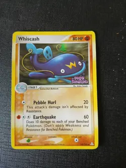 Whiscash Ex Holon Phantoms Stamped Holo Shiny Pokemon Card 55/110 - Image 1