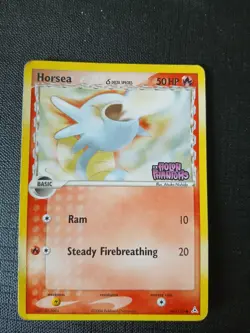 Horsea Delta Species Holon Phantoms Holo Stamped Pokemon Card 66/110 Shiny - Image 1