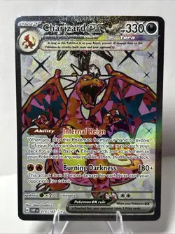 Charizard ex 215/197 SV03: Obsidian Flames Ultra Rare Pokemon Card - Image 1